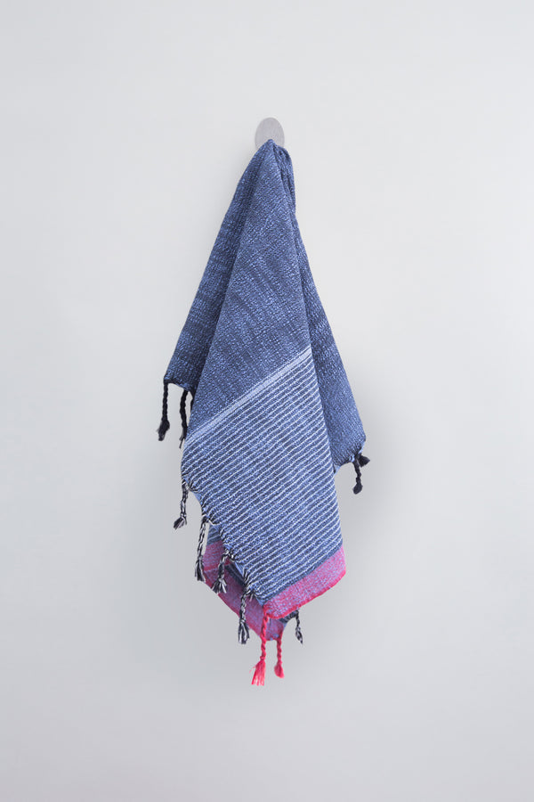 home and loft indigo tribeca hand towel