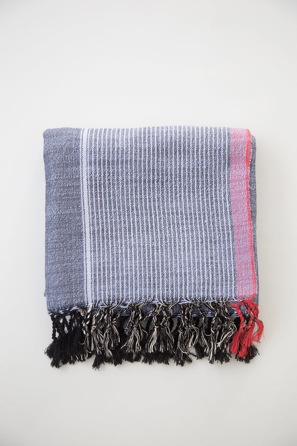 home and loft indigo tribeca towel