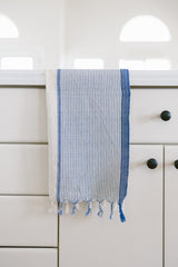 home and loft denim wash tribeca hand towel