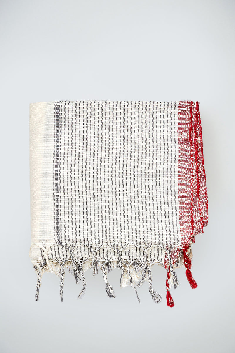 home and loft ivory cherry tribeca towel