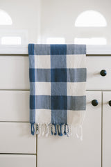 home and loft buffalo check hand towel