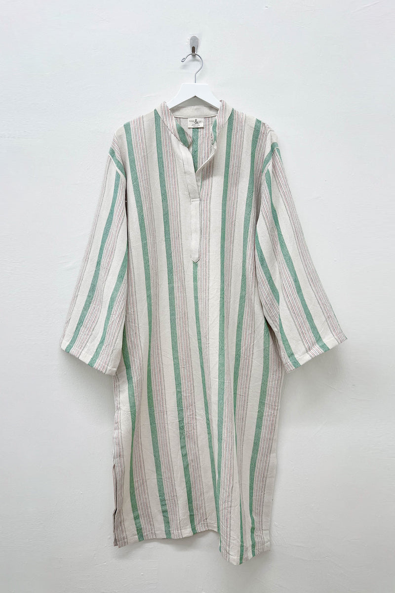 green ivory hudson long sleeve maxi kaftan made in turkey home and loft