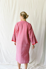 gypsy pink long sleeve maxi kaftan bu home and loft