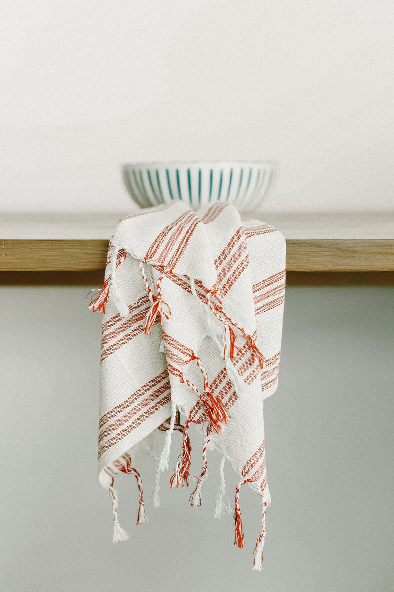 Peach Hudson Hand Towel