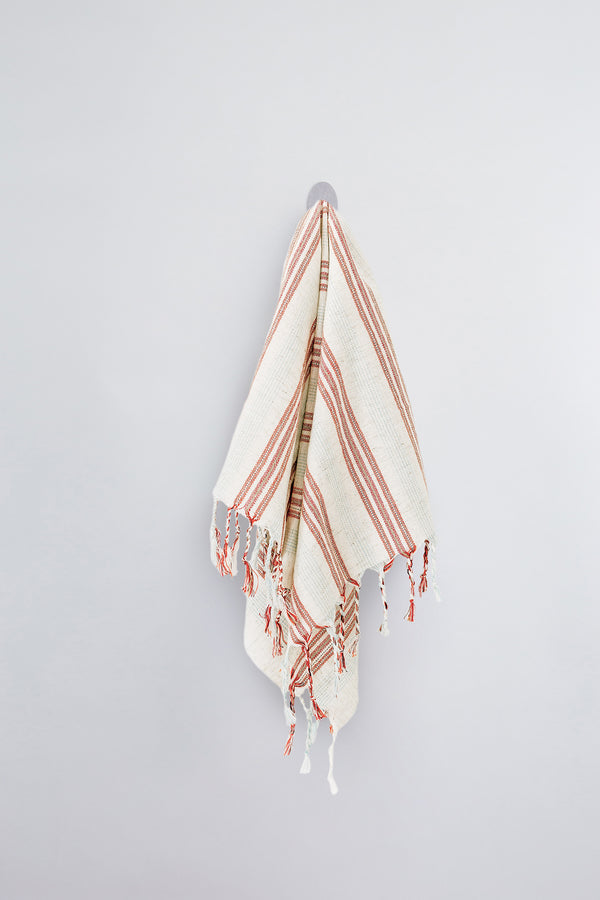 Peach Hudson Hand Towel