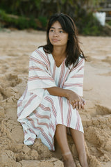 Peach Hudson V-Neck Kaftan 