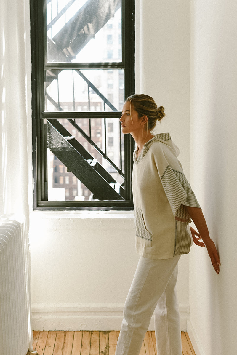 home and loft ivory cherry tribeca poncho