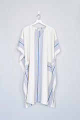 home and loft royal blue hudson v neck kaftan