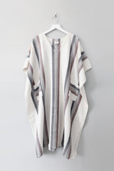 home and loft brown/cream Nomad V-Neck Kaftan