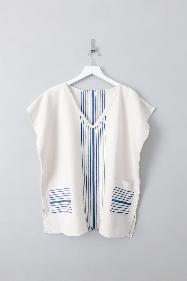 Royal Blue Hudson V-Neck Shirt